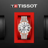 Buy Shop Tissot Carson Premium Powermatic 80 Silver Dial Two Tone Steel Strap Watch For Men - T122.407.22.033.00 USA Online