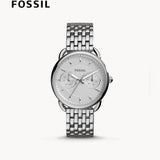 Buy Shop Fossil Tailor Silver Dial Silver Steel Strap Watch for Women - ES3712 USA Online