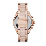 Michael Kors Wren Crystals Rose Gold Dial Rose Gold Steel Strap Watch for Women - MK6096