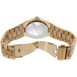 Buy Shop Michael Kors Channing Black Dial Rose Gold Steel Strap Watch For Women - MK5937 USA Online