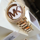 Buy Shop Michael Kors Parker White Dial Two Tone Steel Strap Watch for Women - MK6313 USA Online
