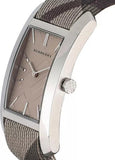 Buy Shop Burberry Nova Check Silver Dial Two Tone Leather Strap Watch For Women - BU9404 USA Online