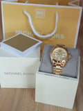 Buy Shop Michael Kors Bradshaw Gold Dial Gold Steel Strap Watch for Women - MK5798 USA Online