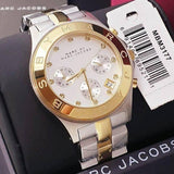 Buy Shop Marc Jacobs Blade Chronograph Silver Dial Two Tone Steel Strap Watch for Women - MBM3177 USA Online