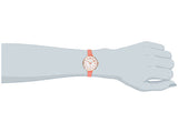 Buy Shop Marc Jacobs Sally White Dial Orange Leather Strap Watch for Women - MBM1355 USA Online