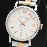 Buy Shop Marc Jacobs Baker White Dial Two Tone Steel Strap Watch for Women - MBM3331 USA Online