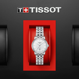 Tissot T Classic Carson Premium Silver Dial Silver Steel Strap Watch for Women - T122.207.11.031.00