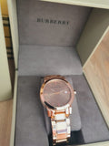 Buy Shop Burberry The City Rose Gold Dial Rose Gold Steel Strap Watch for Women - BU9034 USA Online