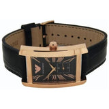 Buy Shop Emporio Armani Classic Black Dial Black Leather Strap Watch For Women - AR0169 USA Online