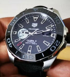 Buy Shop Tag Heuer Aquaracer Moon Black Dial Watch for Men - WAY201J.FC6370 USA Online