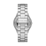 Buy Shop Michael Kors Slim Runway Silver Dial Silver Steel Strap Watch For Women - MK4502 USA Online