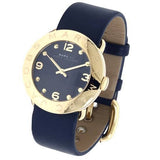 Buy Shop Marc Jacobs Blade Blue Dial Blue Leather Strap Watch for Women - MBM1224 USA Online