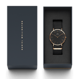 Buy Shop Daniel Wellington Classic Cornwall Black Dial Black NATO Strap Watch For Women - DW00100150 USA Online
