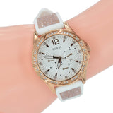 Buy Shop Guess Swirl Quartz Silver Dial White Rubber Strap Watch For Women - W1096l2 USA Online