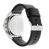 Buy Shop Fossil Modern Machine Chronograph Black Dial Black Leather Strap Watch for Men - FS4928 USA Online