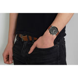 Buy Shop Fossil Townsman Chronograph Gray Dial Brown Leather Strap Watch for Men - FS5522 USA Online