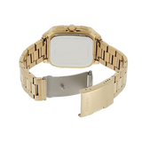 Buy Shop Fossil Inscription Automatic Skeleton Black Dial Gold Steel Strap Watch for Men - BQ2573 USA Online