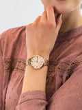 Buy Shop Fossil Jacqueline Rose Gold Dial Rose Gold Steel Strap Watch for Women - ES3435 USA Online