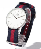 Buy Shop Daniel Wellington Classic Oxford White Dial Two Tone Nylon Strap Watch For Men - DW00100015 USA Online