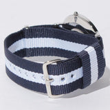 Buy Shop Daniel Wellington Classic Glasgow White Dial Two Tone NATO Strap Watch For Men - DW00100018 USA Online