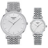 Buy Shop Tissot Everytime Small White Dial Silver Mesh Bracelet Watch For Women - T109.210.11.031.00 USA Online