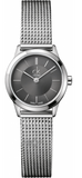 Buy Shop Calvin Klein Minimal Grey Dial Silver Mesh Bracelet Watch for Women - K3M23124 USA Online
