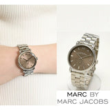 Buy Shop Marc Jacobs Baker Brown Dial Silver Steel Strap Watch For Women - MBM3329 USA Online