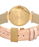 Buy Shop Versace Olympo Quartz White Dial Beige Leather Strap Watch for Women - VAN050016 USA Online