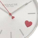 Buy Shop Coach Perry Silver Dial Red Leather Strap Watch for Women - 14503515 USA Online