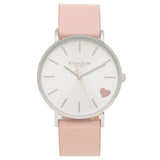 Buy Shop Coach Perry Silver Dial Pink Leather Strap Watch for Women - 14503516 USA Online