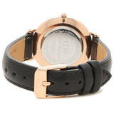 Buy Shop Daniel Wellington Classic Reading White Dial Black Leather Strap Watch For Men - DW00100014 USA Online