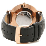 Buy Shop Daniel Wellington Classic Reading White Dial Black Leather Strap Watch For Men - DW00100014 USA Online