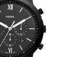 Buy Shop Fossil Neutra Chronograph Black Dial Black Steel Strap Watch for Men - FS5474 USA Online