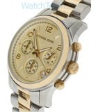 Buy Shop Michael Kors Runway Gold Dial Two Tone Steel Strap Watch for Women - MK5137 USA Online