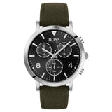 Buy Shop Hugo Boss Vesada Grey Dial Green Nylon Strap Watch for Men - 1513692 USA Online
