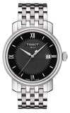 Buy Shop Tissot T Classic Bridgeport Black Dial Silver Steel Strap Watch For Men - T097.410.11.058.00 USA Online