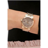 Buy Shop Burberry The City Light Brown Dial Rose Gold Steel Strap Watch for Women - BU9005 USA Online