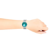 Buy Shop Gucci G-Timeless Turquiose Mother of Pearl Dial Silver Mesh Bracelet Watch For Women - YA1264039 USA Online