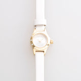 Buy Shop Marc Jacobs Blade White Dial White Leather Strap Watch for Women - MBM1344 USA Online