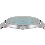 Buy Shop Gucci G-Timeless Turquiose Mother of Pearl Dial Silver Mesh Bracelet Watch For Women - YA1264039 USA Online