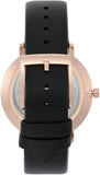 Buy Shop Michael Kors Pyper Quartz White Dial Black Leather Strap Watch For Women - MK2834 USA Online