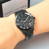 Buy Shop Marc Jacobs Blade Chronograph Blue Dial Blue Steel Strap Watch for Women - MBM8581 USA Online