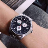 Buy Shop Gucci G-Timeless Chronograph Black Dial Silver Steel Strap Watch For Men - YA126267 USA Online