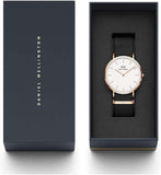 Buy Shop Daniel Wellington Classic Cornwall White Dial Black Nylon Strap Watch For Men - DW00100257 USA Online