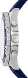 Buy Shop Fossil Garrett Chronograph Blue Dial Blue Rubber Strap Watch for Men - FS5709 USA Online