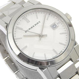 Buy Shop Burberry The City White Dial Silver Steel Strap Watch for Women - BU9144 USA Online