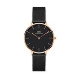 Buy Shop Daniel Wellington Classic Petite Cornwall Black Dial Black NATO Strap Watch For Women - DW00100215 USA Online