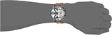 Buy Shop Diesel Mr. Daddy 2.0 Chronograph Silver Dial Brown Leather Strap Watch For Men - DZ7394 USA Online