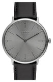 Buy Shop Hugo Boss Modern Grey Dial Black Leather Strap Watch for Men - 1513540 USA Online