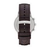 Buy Shop Emporio Armani Renato Chronograph Black Dial Brown Leather Strap Watch For Men - AR2482 USA Online